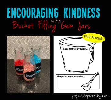 Encouraging Kindness with Bucket Filling Gem Jars